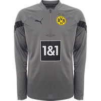 Puma Men's BVB Training 1/4 Zip Top in Grey