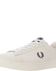 Fred Perry Mens White Spencer Leather Trainers