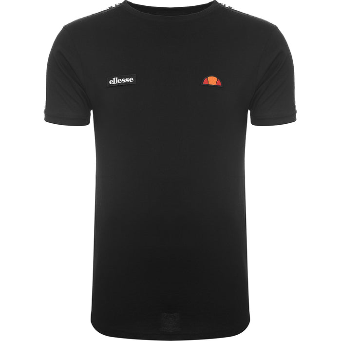 Ellesse Men's Black Fede T-Shirt With Taping
