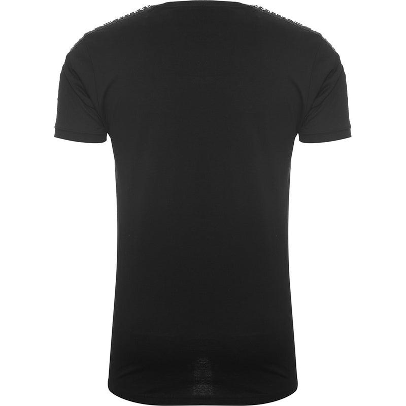 Ellesse Men's Black Fede T-Shirt With Taping