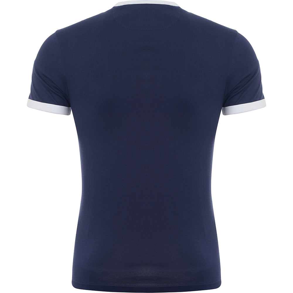 Lyle & Scott Men's Ringer T-Shirt in Navy