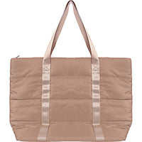 South Beach Women's Beige Padded Gym Tote Bag