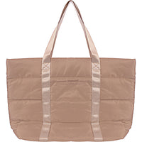 South Beach Women's Beige Padded Gym Tote Bag