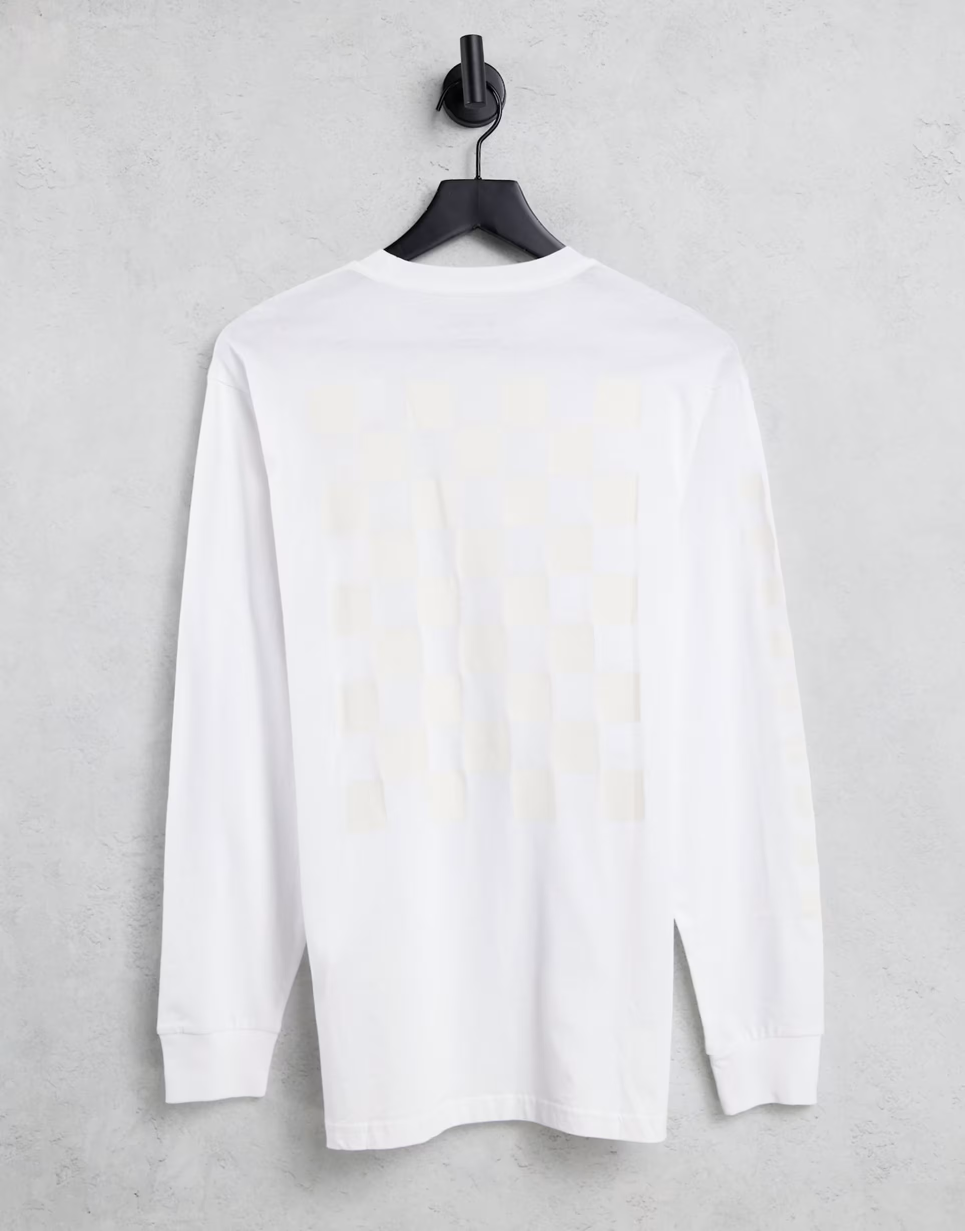 Mens Vans Checkerboard 21 Tonal Checkerboard Back Print T-Shirt in White