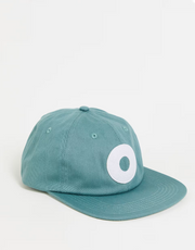 Obey Mens Block 6 Panel Cap In Grey