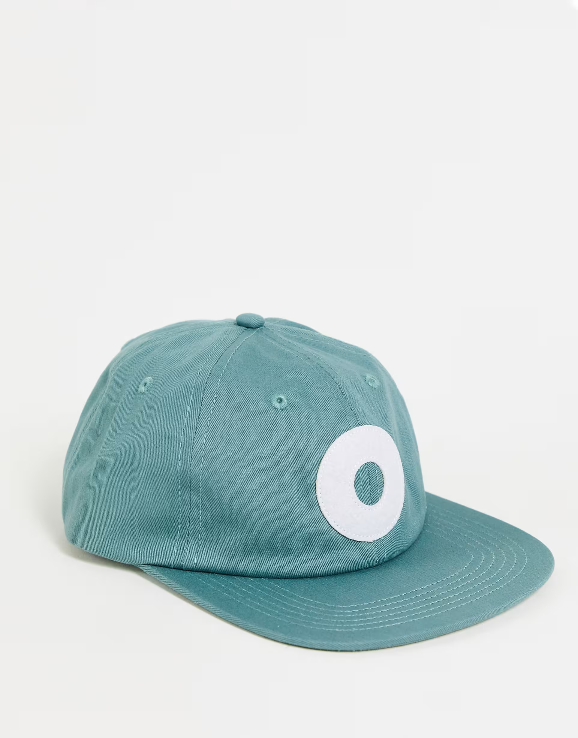 Obey Mens Block 6 Panel Cap In Grey