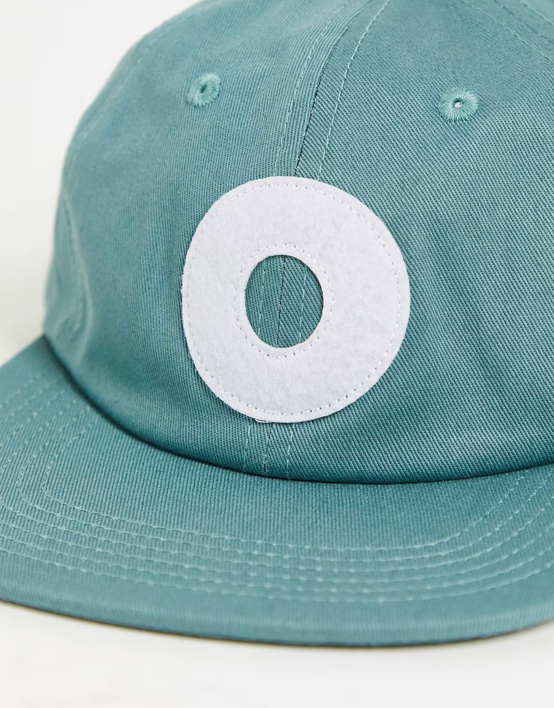 Obey Mens Block 6 Panel Cap In Grey