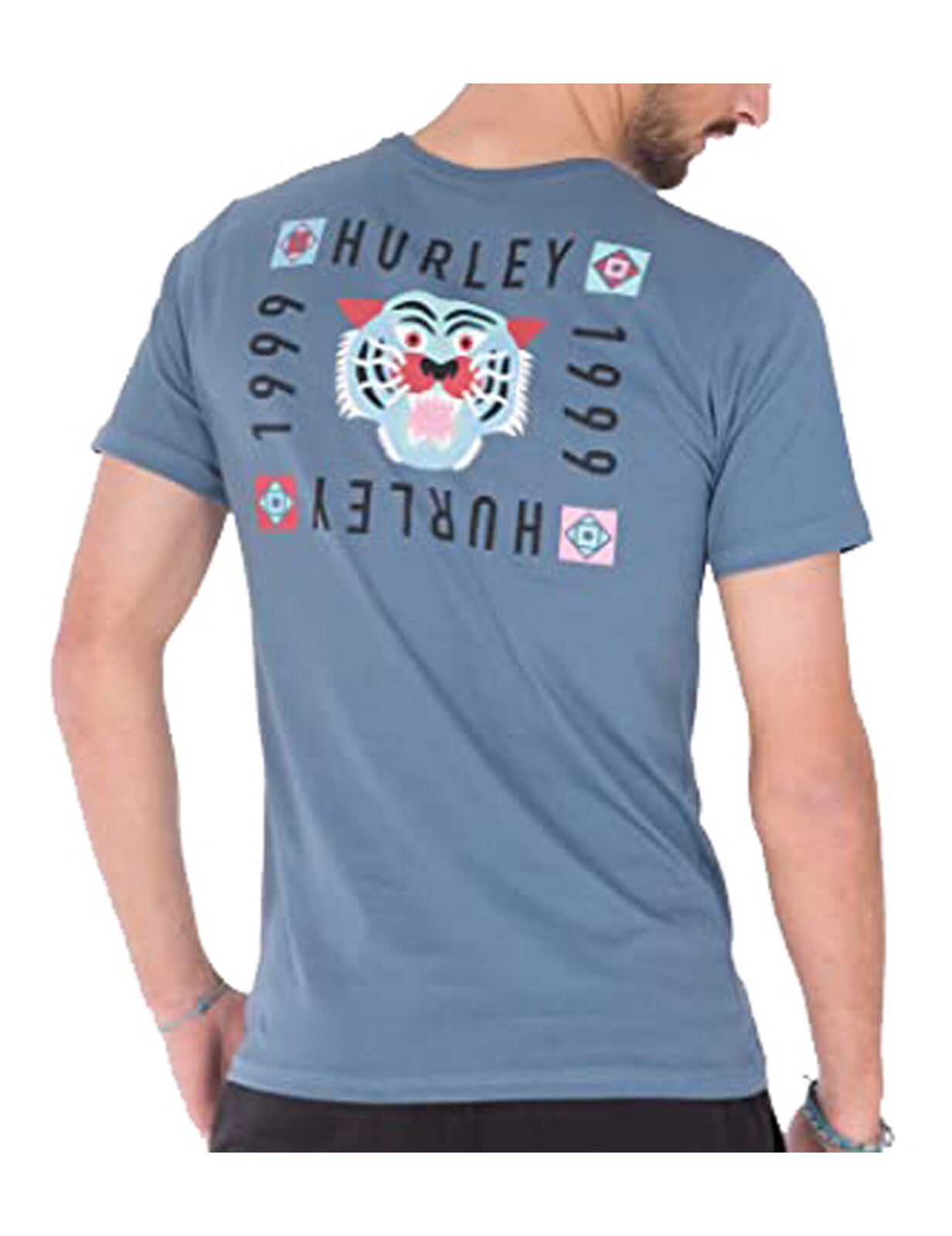 Hurley Mens Bengal T-Shirt In Blue