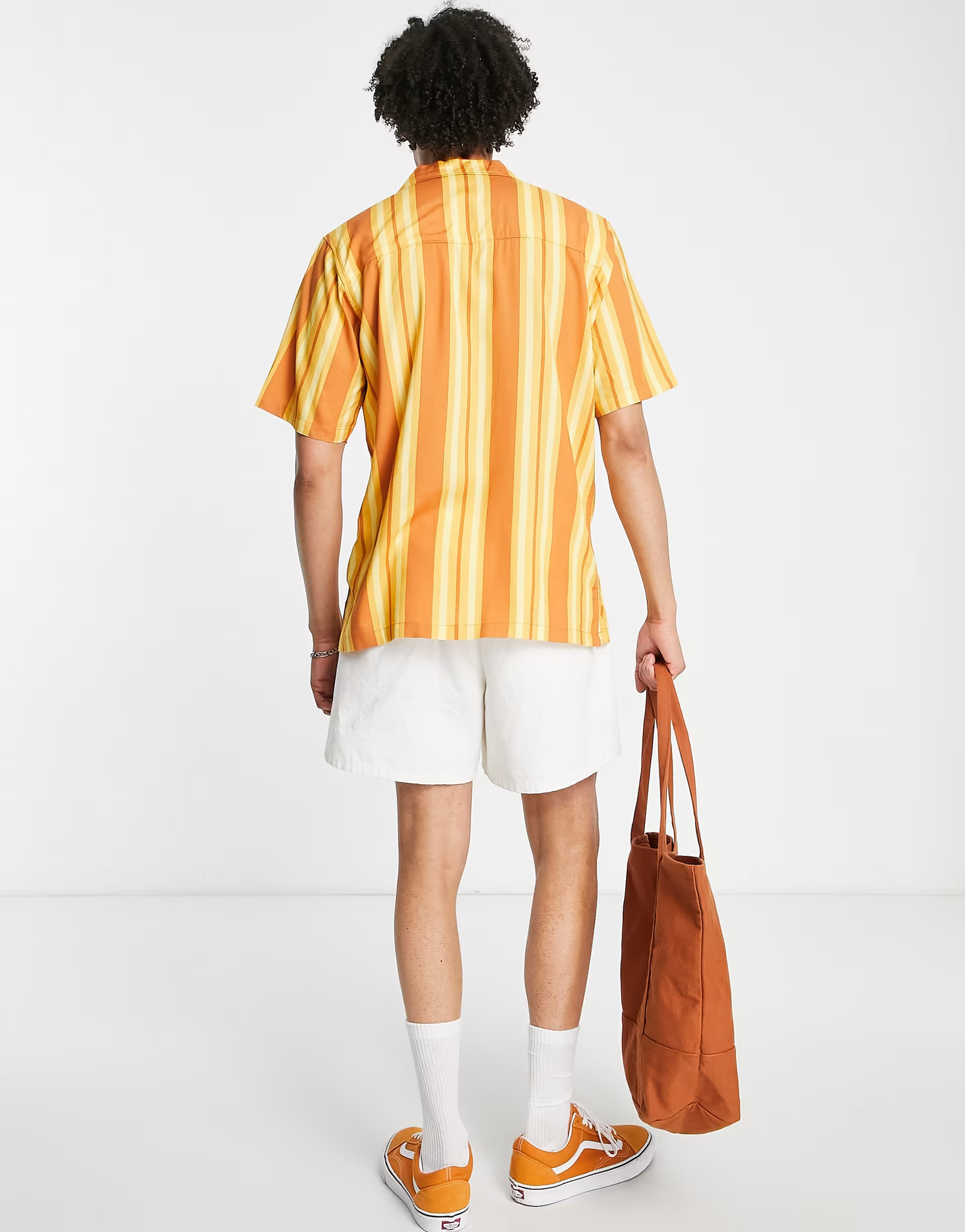 Dickies Mens Lynnwood Shirt in Yellow/Orange