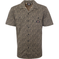 Dickies Men's Multi Silver Firs Leopard Print Shirt