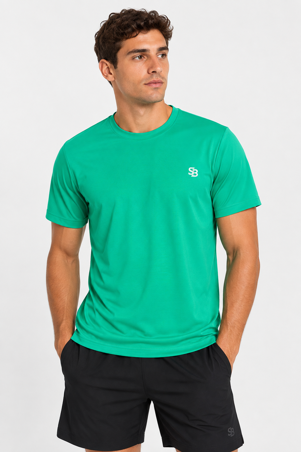South Beach Mens T-Shirt In Green