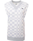 Puma Mens Pale Blue Downtown Checkerboard Vest