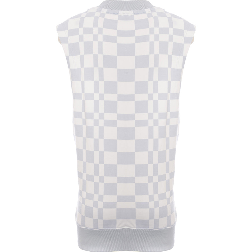 Puma Mens Pale Blue Downtown Checkerboard Vest