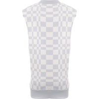 Puma Mens Pale Blue Downtown Checkerboard Vest