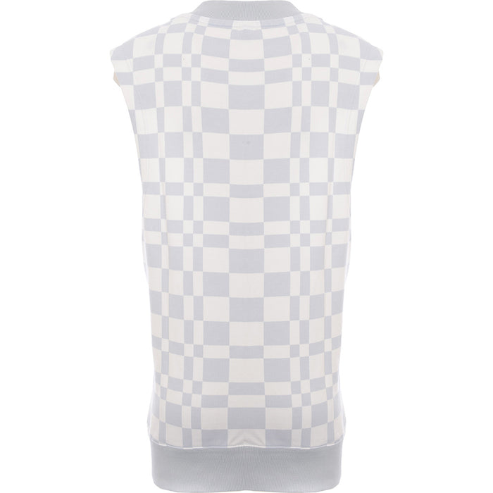 Puma Mens Pale Blue Downtown Checkerboard Vest