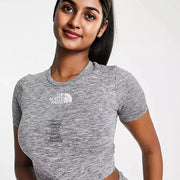 Womens The North Face Training Seamless Top in Grey