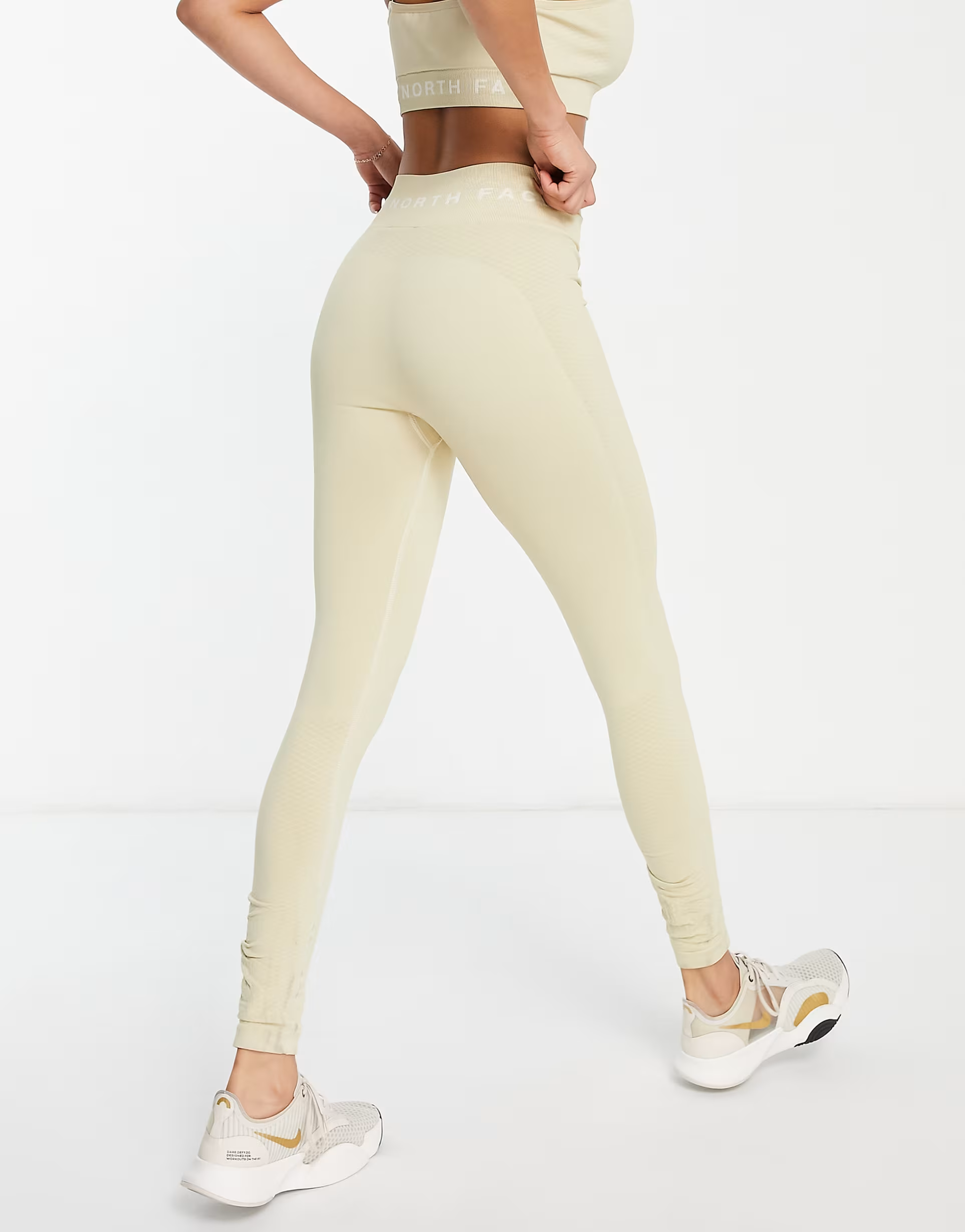 Womens The North Face Seamless Leggings in Beige