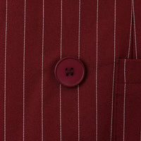 Mennace Men's Burgundy Double Breasted Blazer