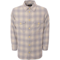 AllSaints Men's Lilac Shasta Checked Shirt