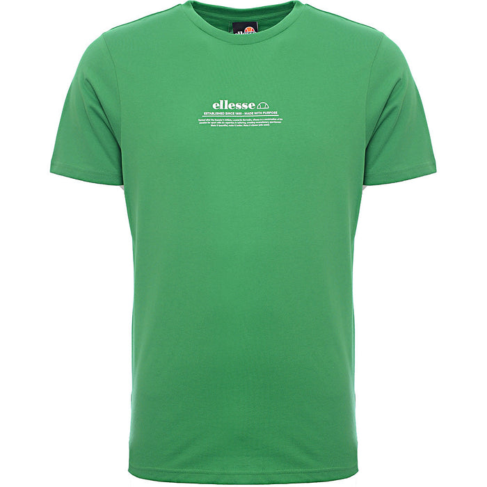 Ellesse Mens Green Oversized T-Shirt with Branding