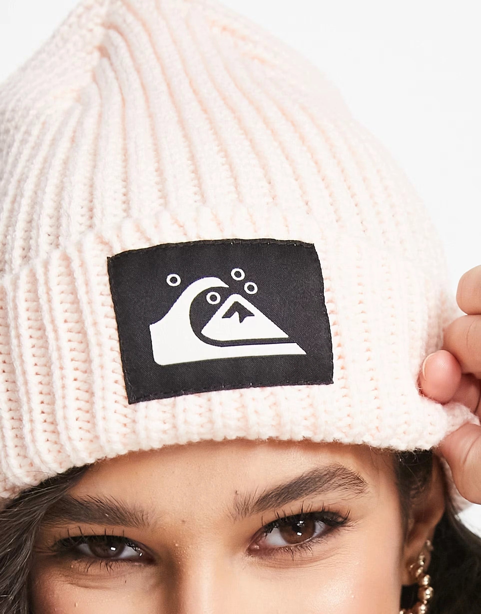 Womens Quiksilver Beanie in Pink