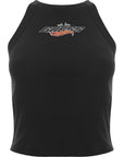 GUESS Originals Womens Black Triangle Logo Tank Top