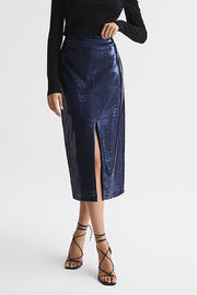 The Dakota Skirt In Blue