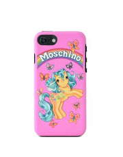 Moschino Women's Phone Cases in Pink