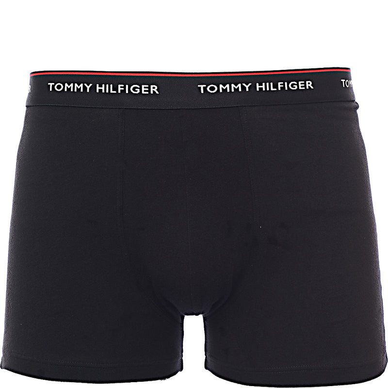 Tommy Hilfiger Mens Premium Essential 3 Pack Trunks In Black