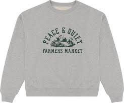 Mens Museum Of Peace And Quiet Farmers Crewneck In Heather