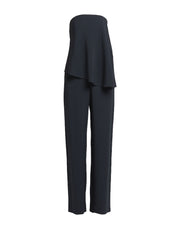Emporio Armani Women's Deep Neck Crepe Jumpsuit