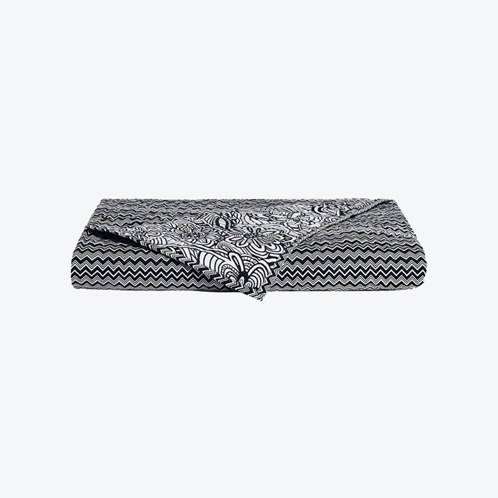 Missoni Home Quilted Double Bedspread in Black & White