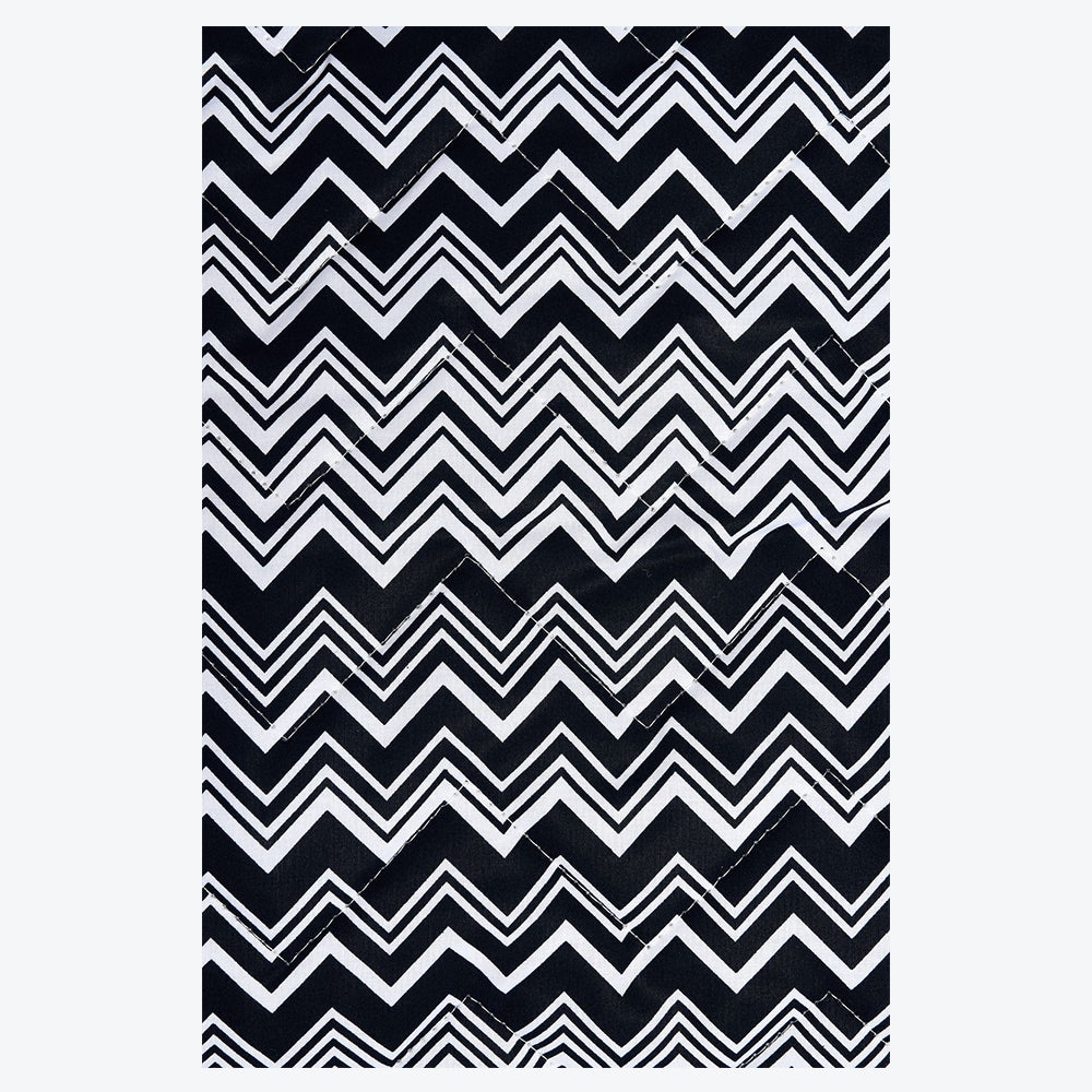 Missoni Home Quilted Double Bedspread in Black & White
