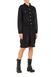 Moschino Lightweight Jersey Jacket in Black
