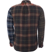 Beams Mens Multicoloured Check Long Sleeve Shirt