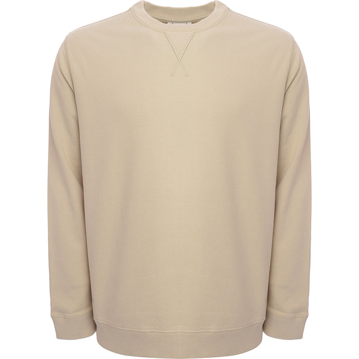 Russell Athletic Mens Beige Crew Neck Sweatshirt