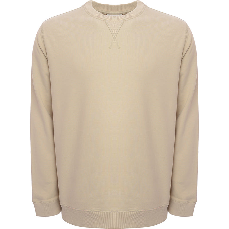 Russell Athletic Mens Beige Crew Neck Sweatshirt