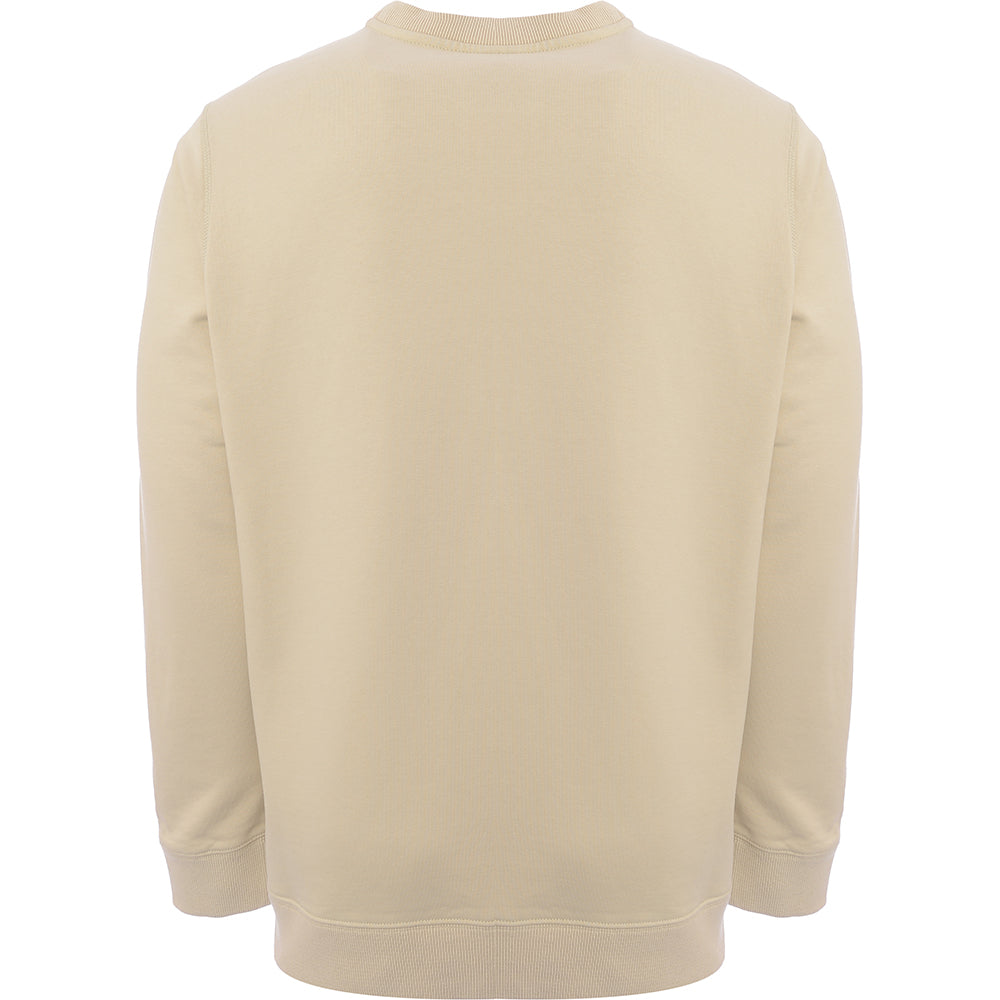 Russell Athletic Mens Beige Crew Neck Sweatshirt