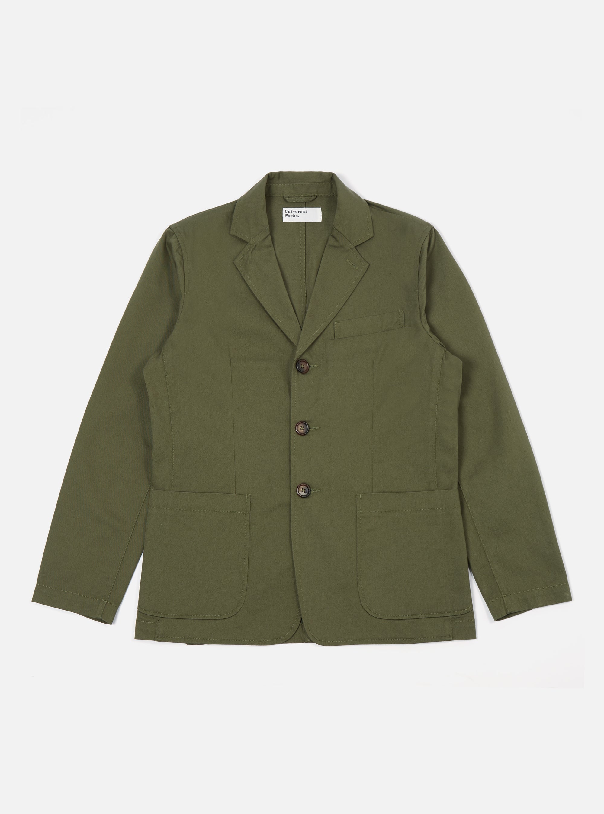 Universal Works Mens Twill Olive London Blazer