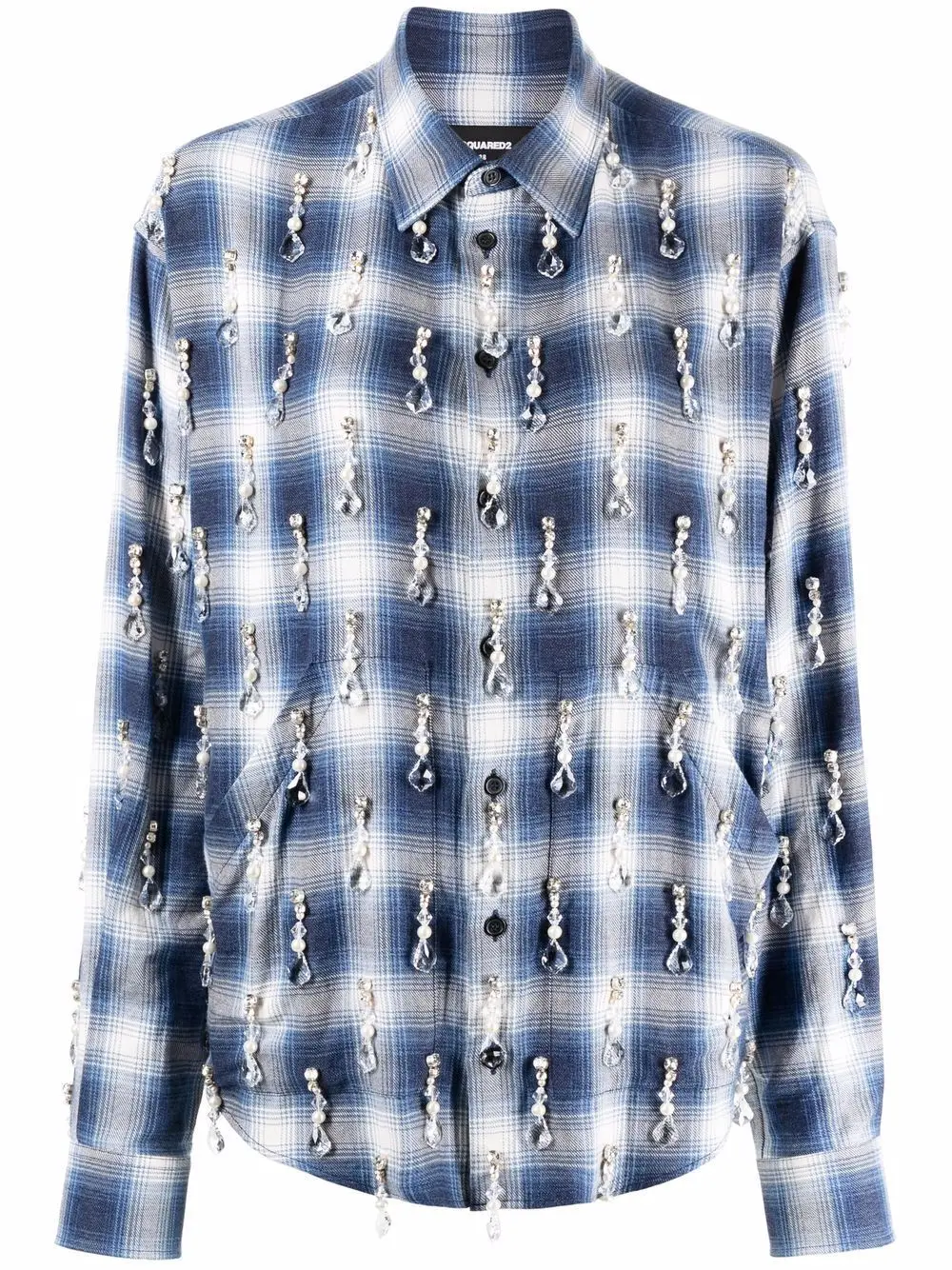 Dsquared2 Women's Long Sleeve Shirt in Blue