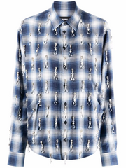 Dsquared2 Women's Long Sleeve Shirt in Blue