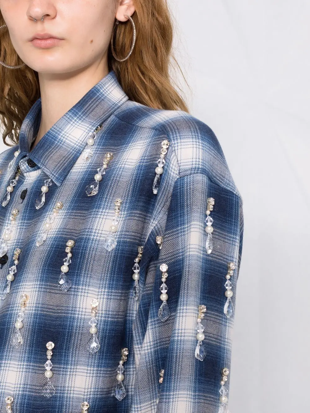 Dsquared2 Women's Long Sleeve Shirt in Blue