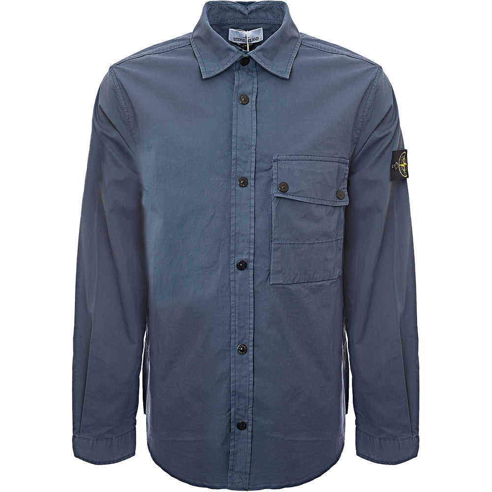 Stone Island Mens Overshirt In Blue