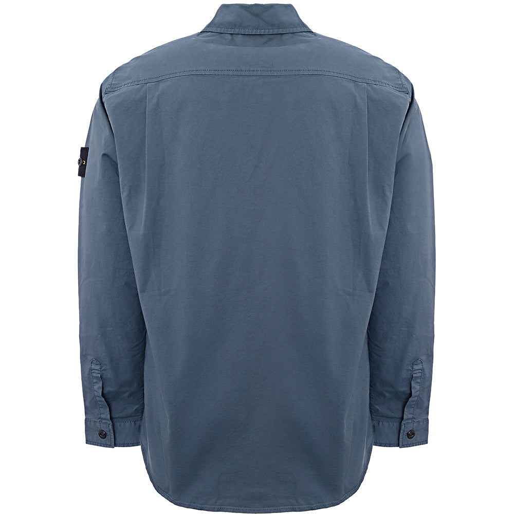 Stone Island Mens Overshirt In Blue