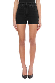 Moschino Sesame Street© Stretch Denim Shorts in Black