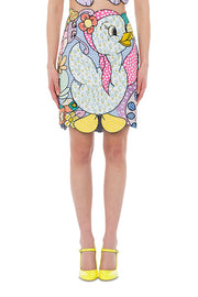 Couture Menagerie Patchwork Skirt in Multicolour