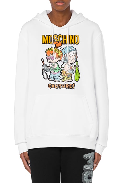 Moschino x The Flintstones™ Hoodie in White