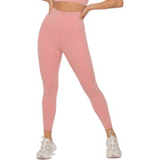 Lorna Jane Feel Comfortable Snow Wash Ankle Biter Leggings in Washed Quartz Pink