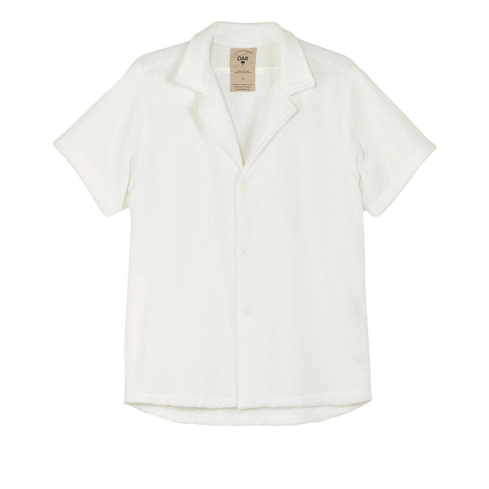 Mens Oas White Cuba Terry Shirt