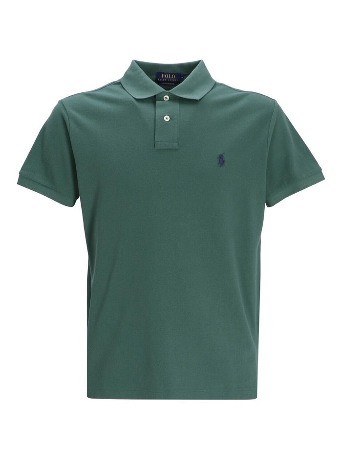 Ralph Lauren Men's Green Polo Short Sleeve T-Shirt